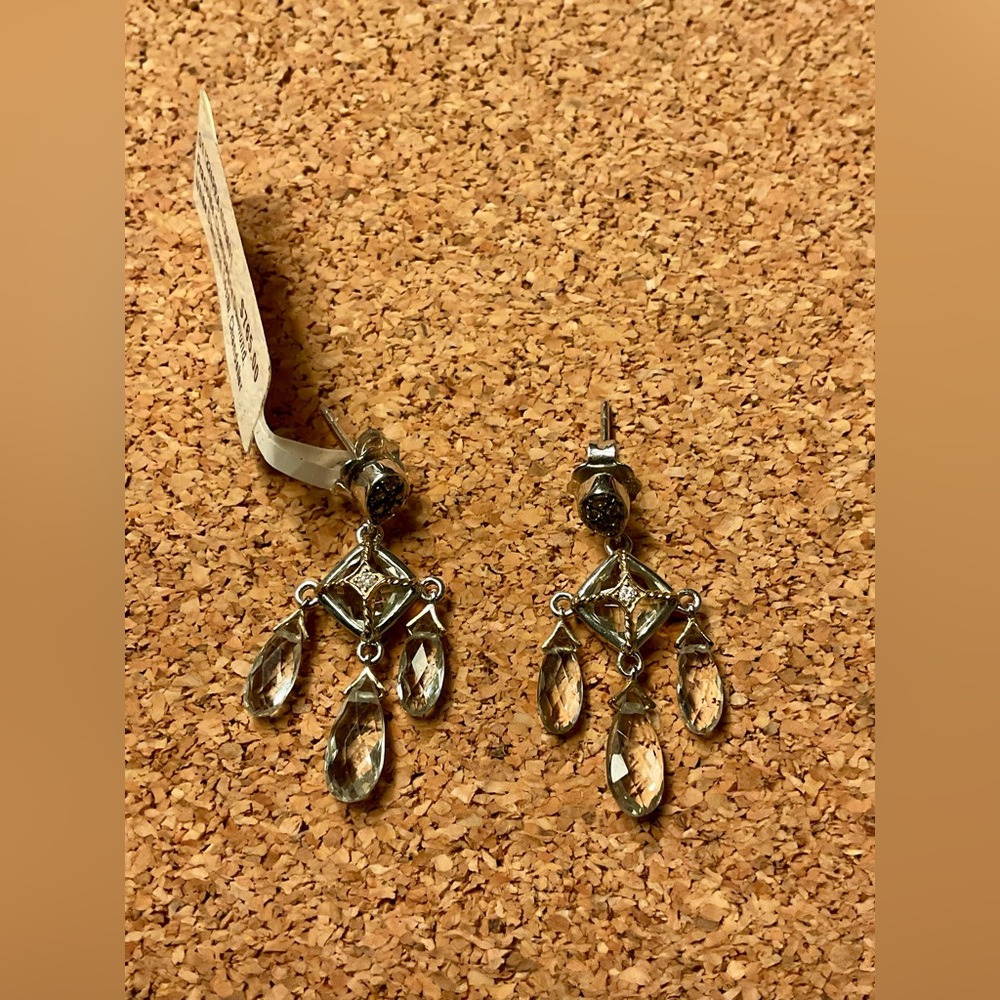 NWT Lori Bonn Silver Earrings